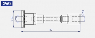 Наконечник катушки зажигания&nbsp;CP057&nbsp;(TESLA)